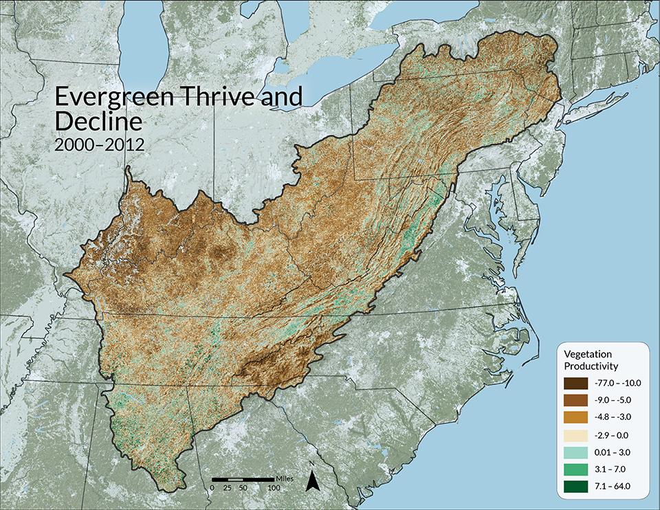 ForWarn, USDA Forest Service Eastern Forest Environmental Threat Assessment Center, accessed 2015.