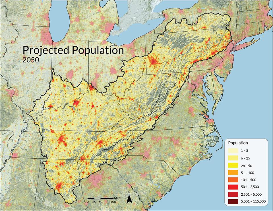 ORNL Global Population Project, 2015