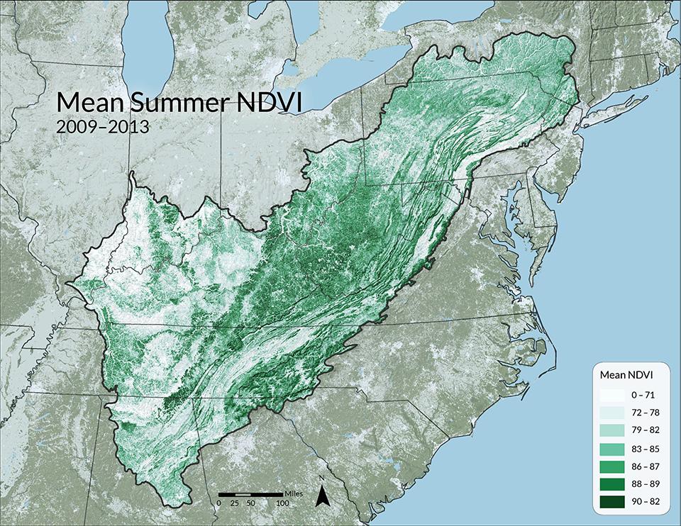 ForWarn, USDA Forest Service Eastern Forest Environmental Threat Assessment Center, accessed 2015.