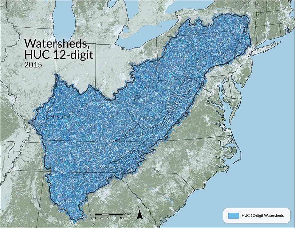 USGS &amp; USDA National Watershed Boundary Dataset, March 2015